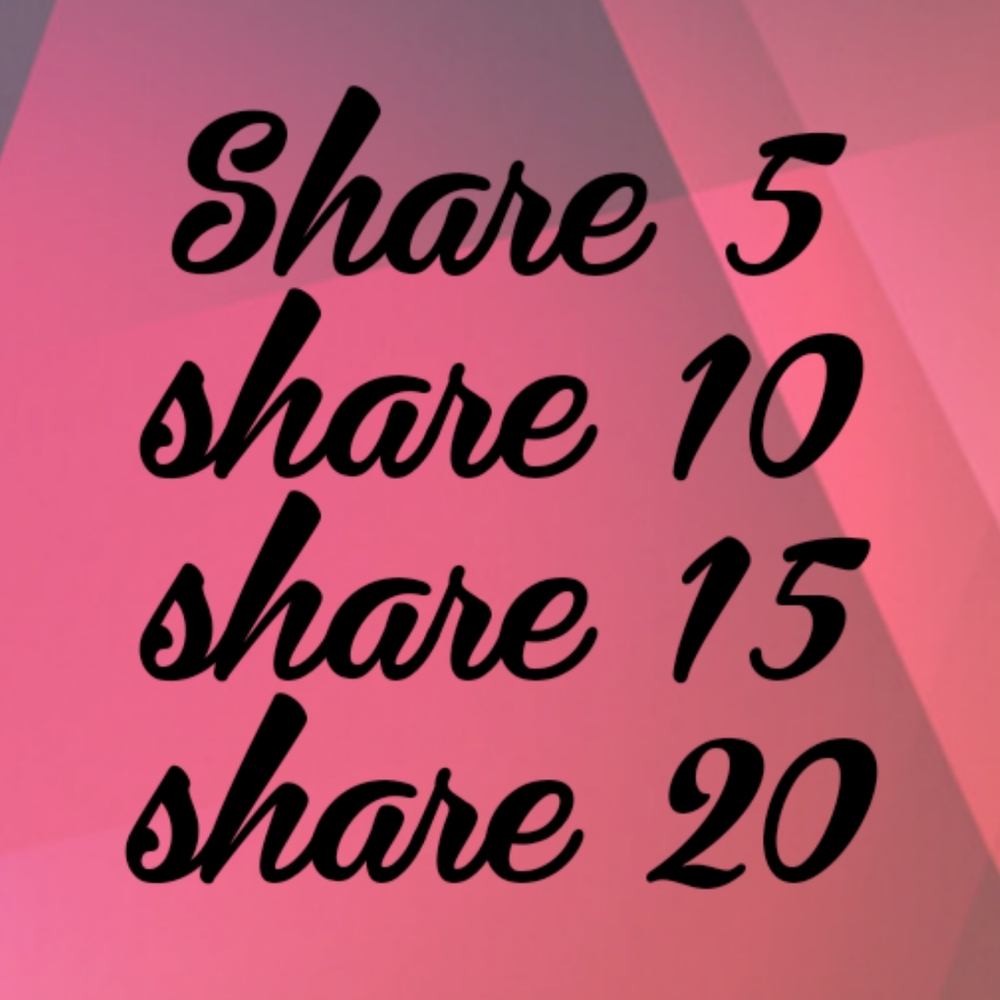 Share and I'll share back! 🤩